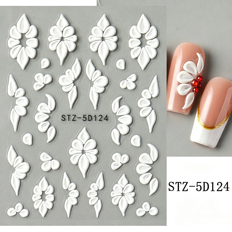 Demon Flower Nail Stickers